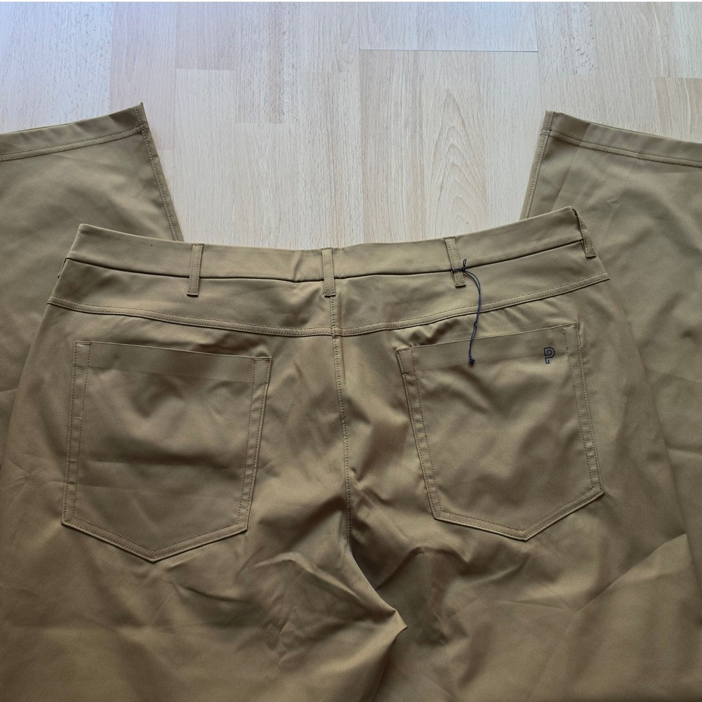 NWOT Public Dealmaker 5-Pocket Performance Pants Khaki Tan Mens 40x32 - Picture 7 of 10